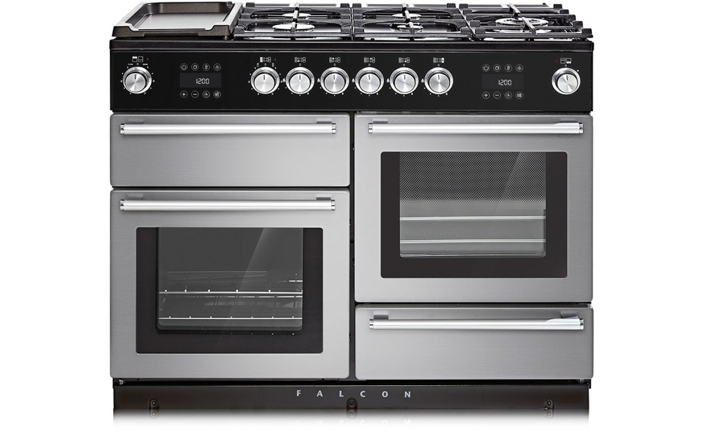 Falcon 110cm Dual Fuel Range Cooker NEX110SODFSSCH