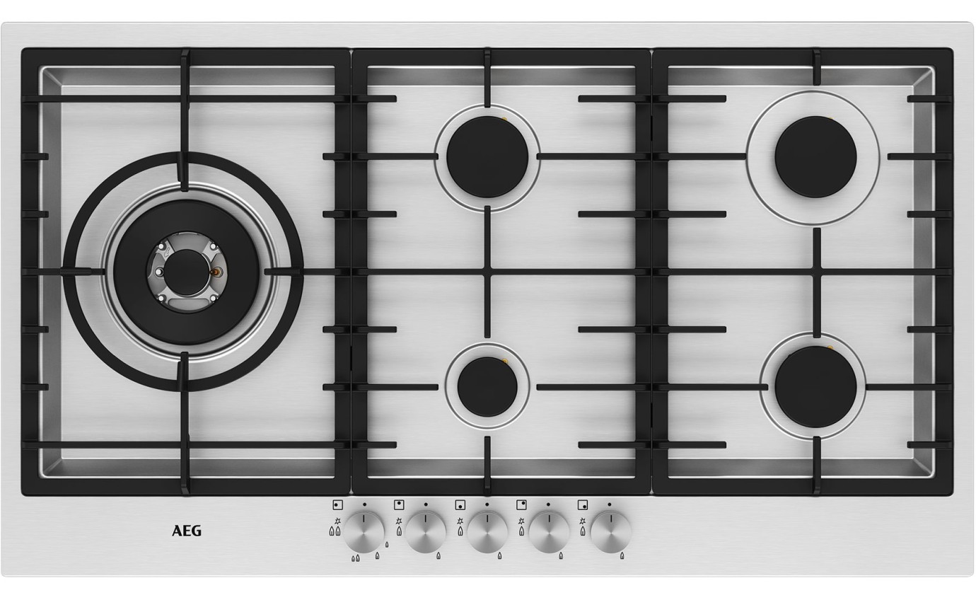AEG 90cm Gas Cooktop HG90FXB
