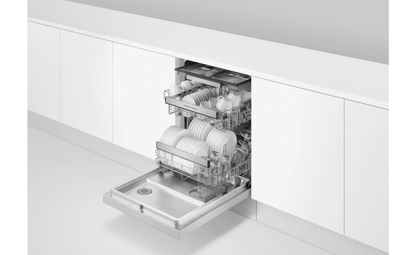 Fisher & Paykel Series 7, Contemporary Built-under Dishwasher DW60UC4X2