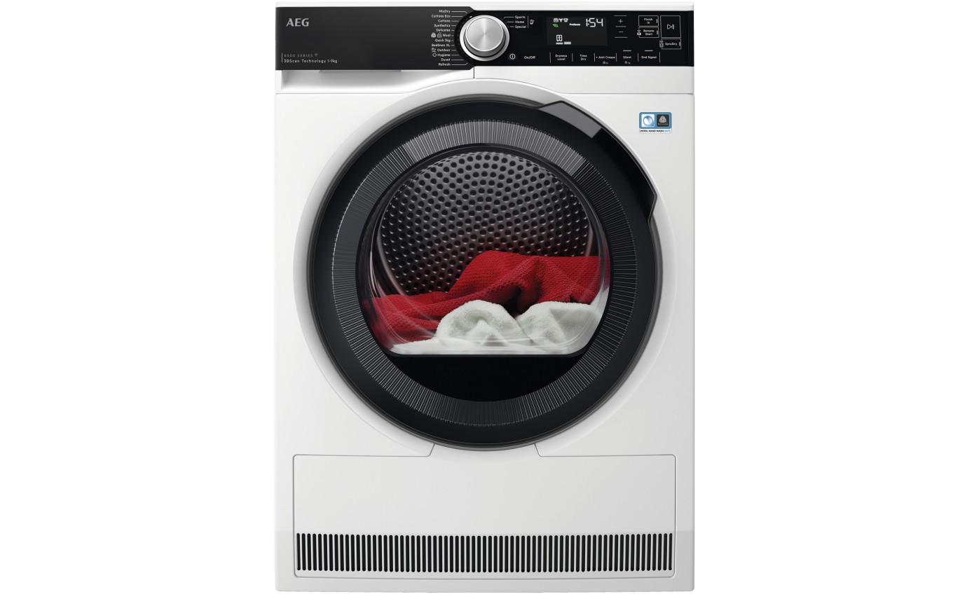 AEG 9kg Heat Pump Dryer T959M6ORS