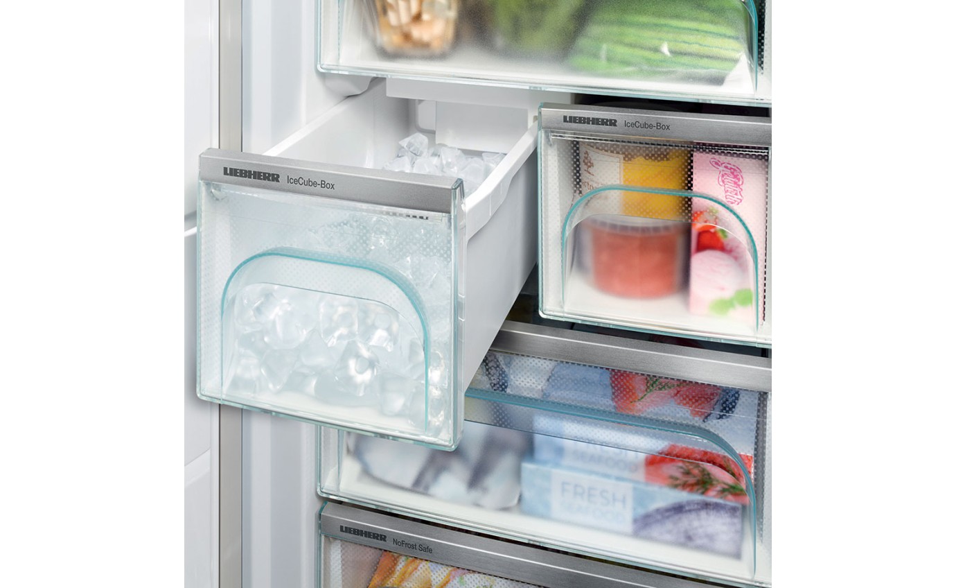 Liebherr 277L Premium Series Freestanding Freezer with NoFrost (BlackSteel) SGNPBS4365