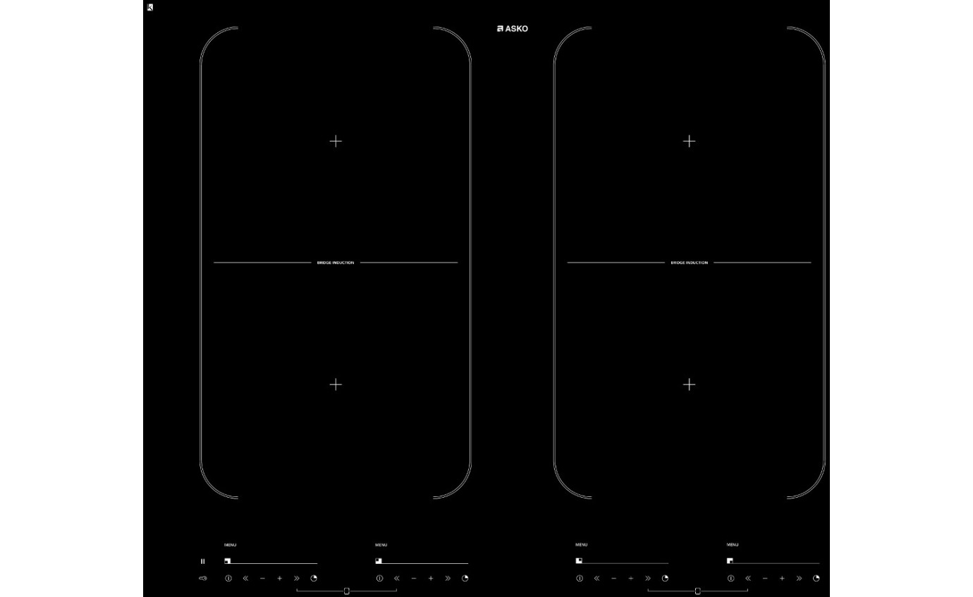 Asko 60cm Bridge Induction Cooktop HI1655G