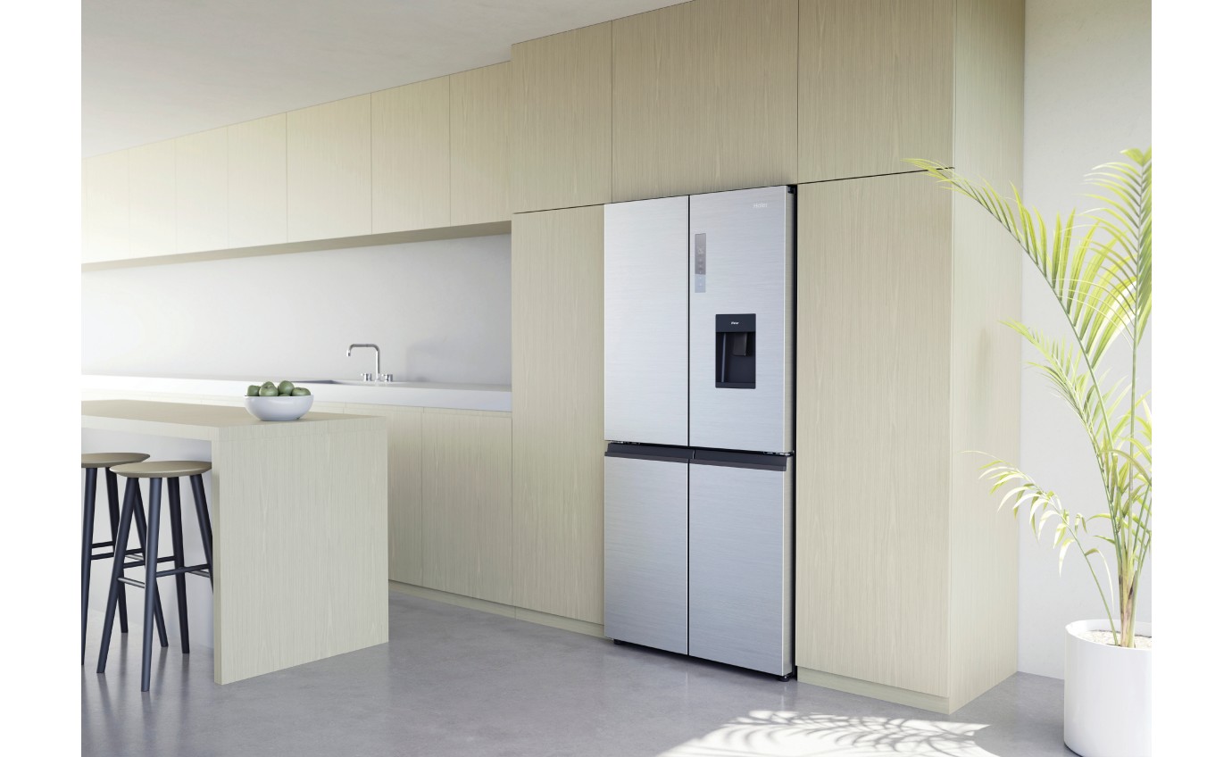 Haier 507L Quad Door Fridge (Satina) HRF580YPS