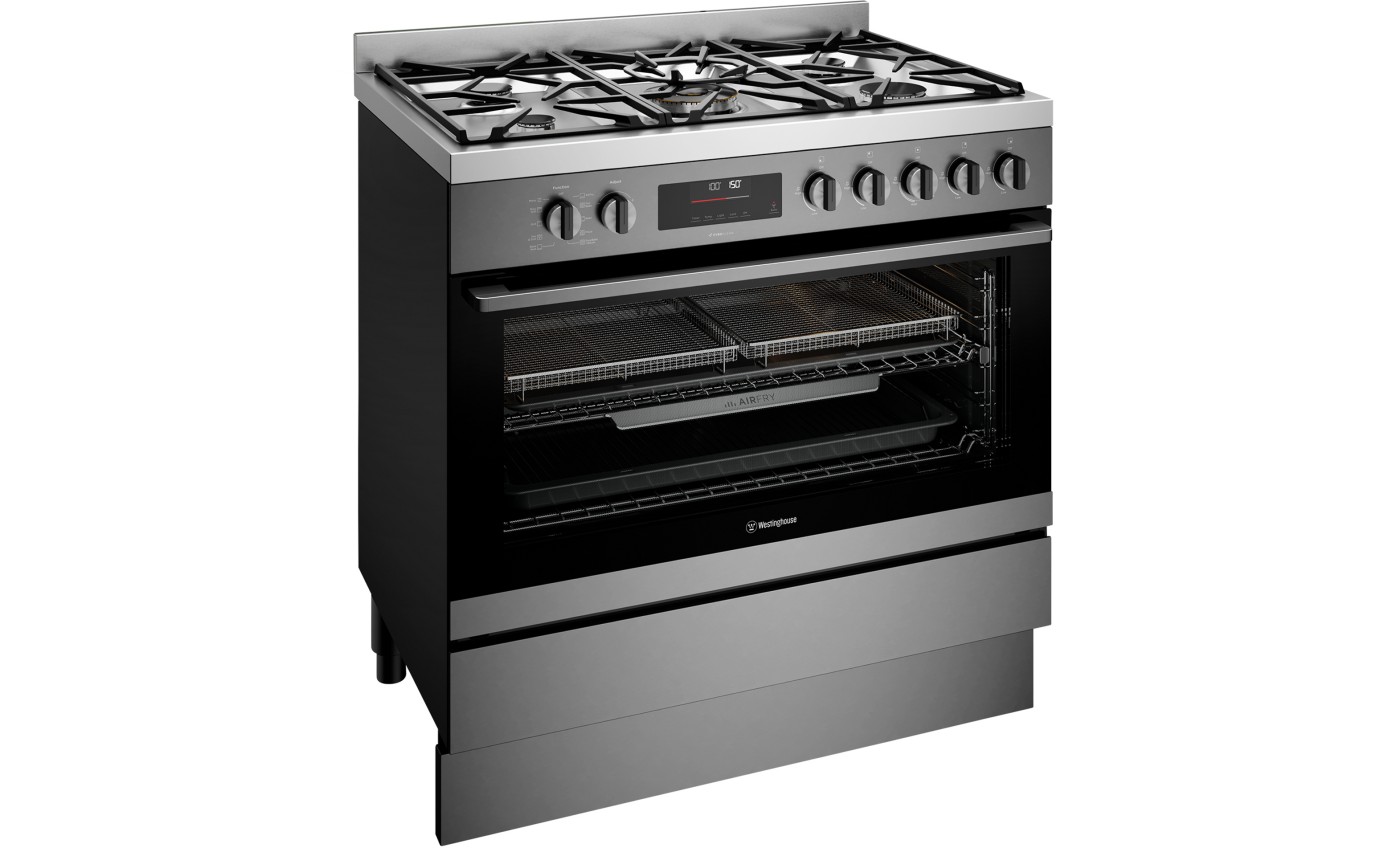 Westinghouse 90cm Dual Fuel Pyrolytic Freestanding Oven WFEP9717DD