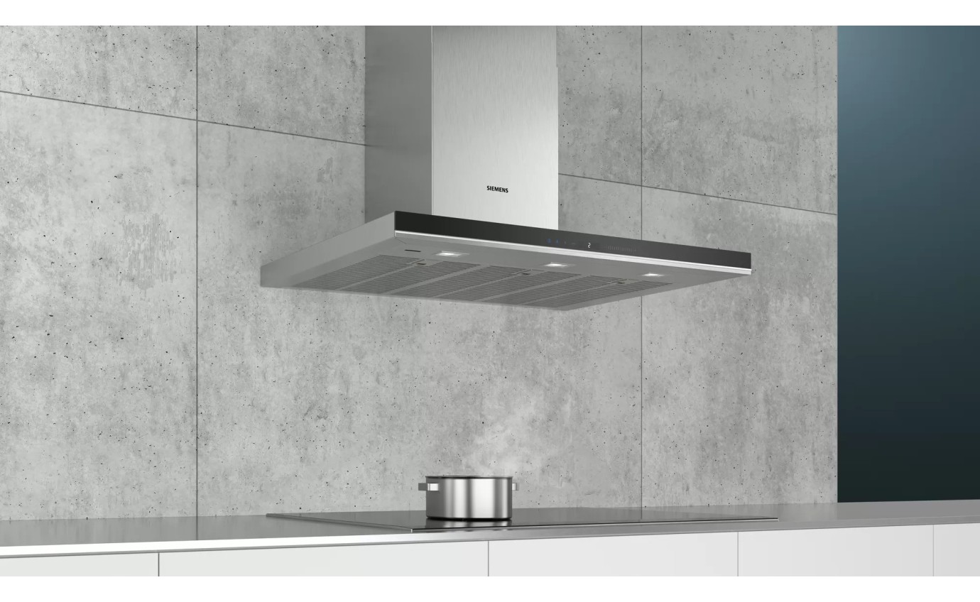 Siemens 90cm Wall Canopy Rangehood Slimline LC91BUV50B