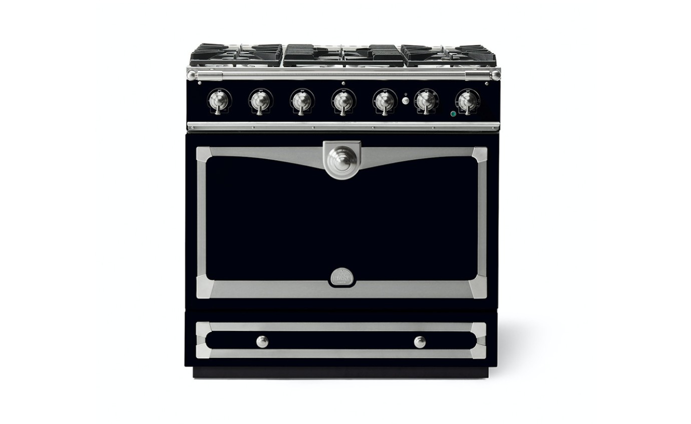 La Cornue 90cm CornuFé Albertine Dual Fuel Range Cooker ALB90DFBLN