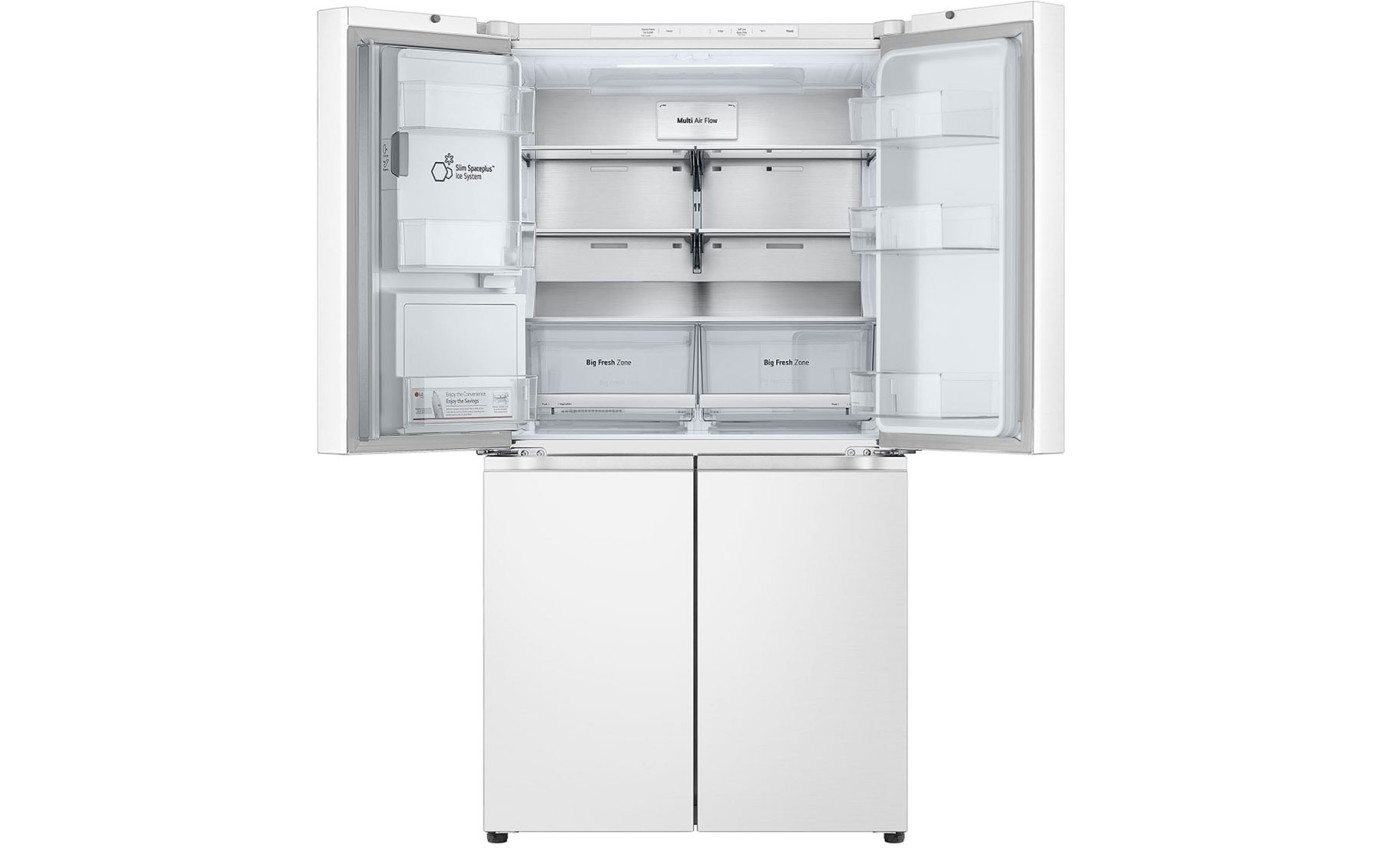 LG 637L Quad Door Fridge (Matte White) GFL700MWH