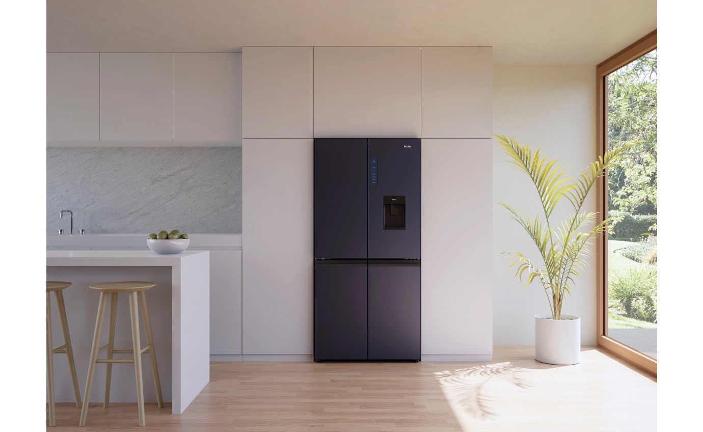 Haier 507L Quad Door Fridge (Black) HRF580YPC