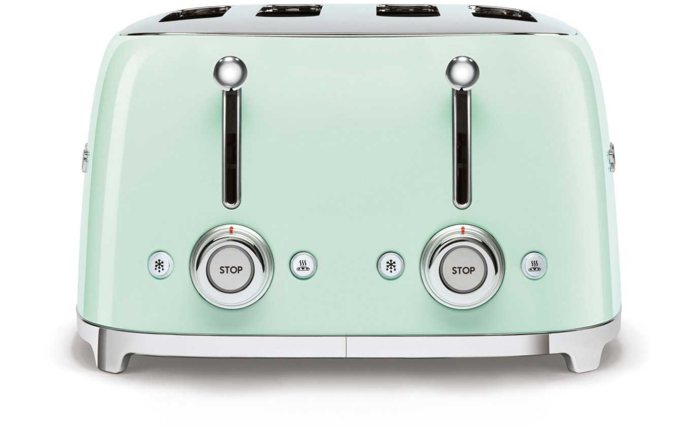 Smeg 50s Retro Style 4 Slice Toaster (Pastel Green) TSF03PGAU