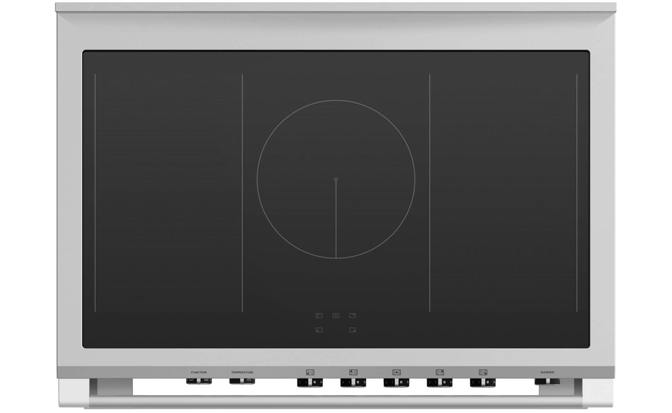 Fisher & Paykel 90cm Series 9 Classic 5 Zone Induction Pyrolytic Cooker, 2 SmartZones OR90SCI6R1