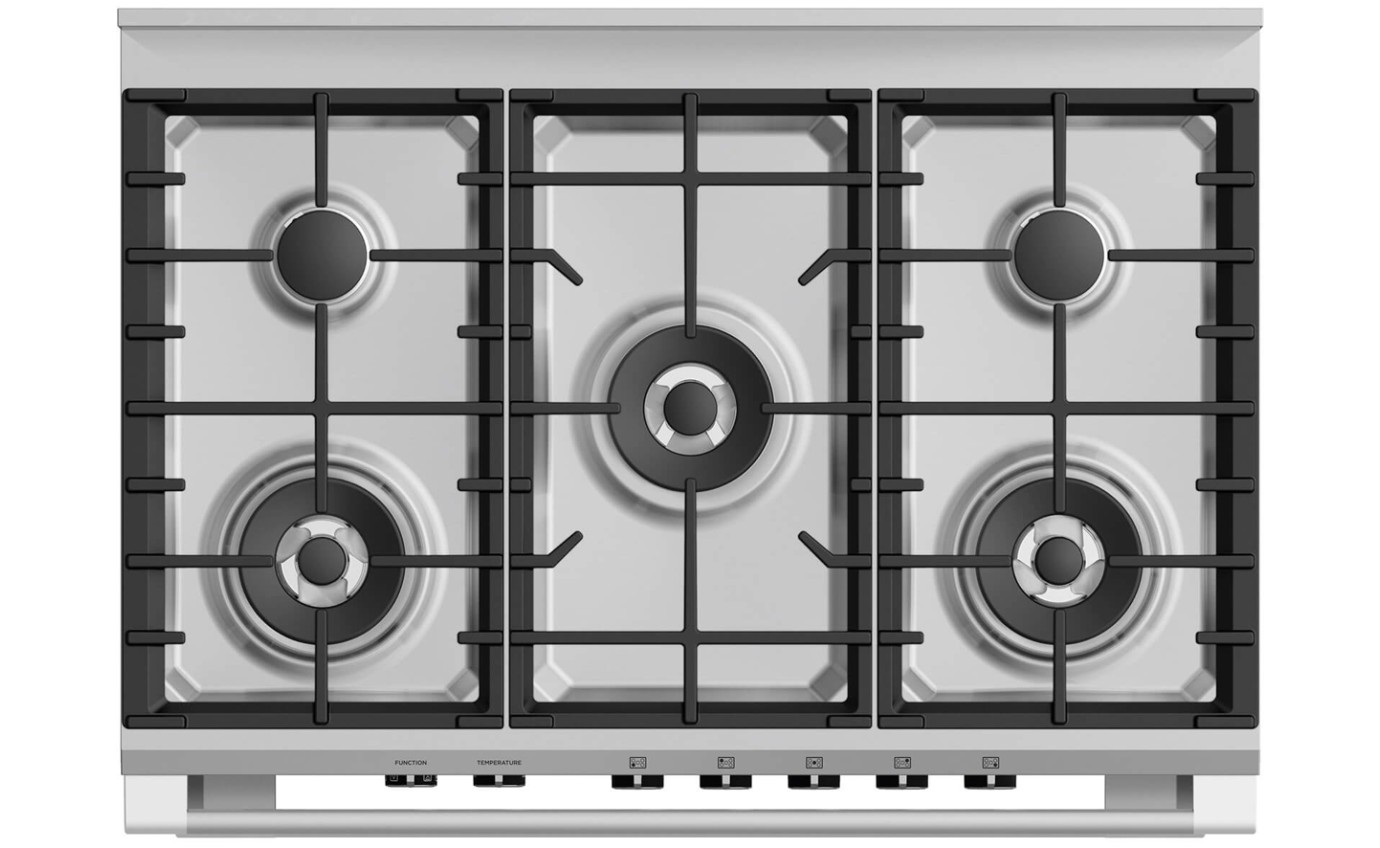 Fisher & Paykel 90cm Series 7 Classic 5 Burner Dual Fuel Cooker OR90SCG4W1