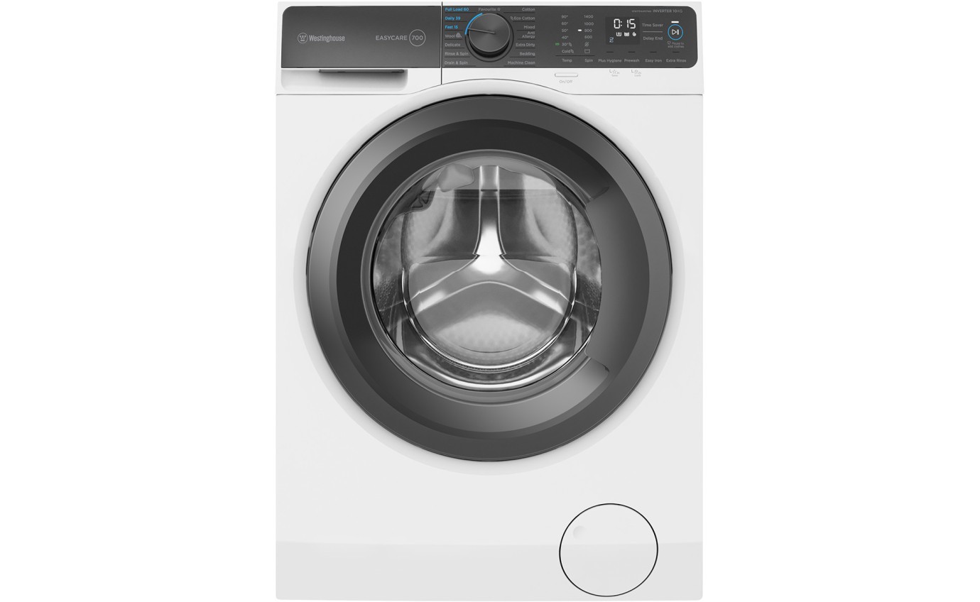 Westinghouse 10kg Front Load Washing Machine WWF1044M7WA
