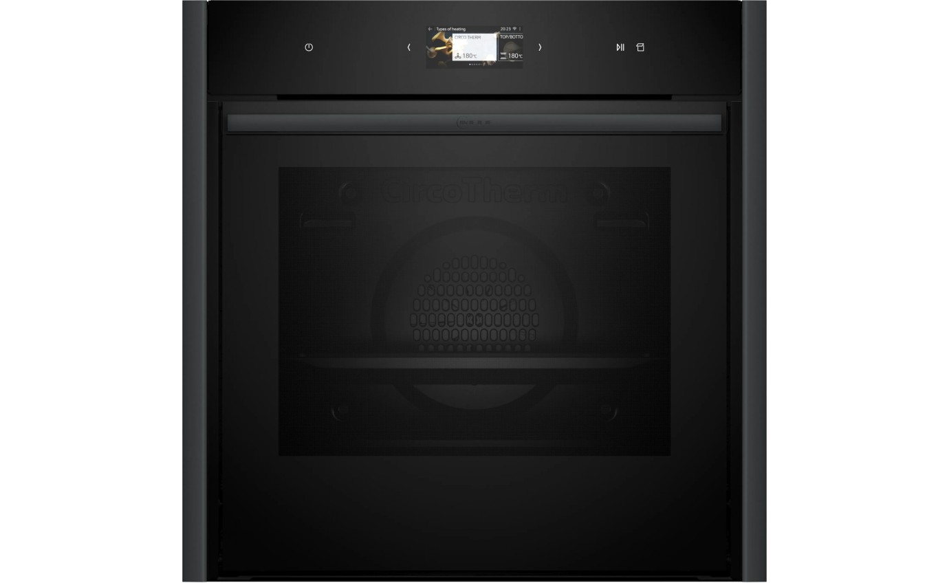 Neff 60cm N 90 Built-in Pyrolytic Oven with Added Steam Function (Anthracite Grey) B69VS73Y0AAG