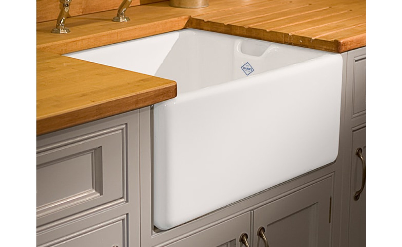 Shaws Belfast Single Bowl Sink SCBE600WH