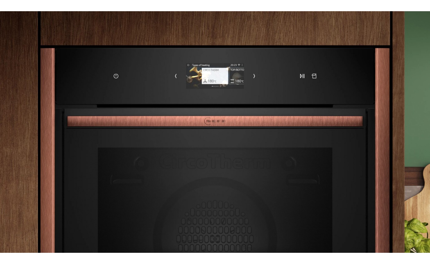 Neff 60cm N 90 Built-in Pyrolytic Oven with Added Steam Function (Metallic Silver) B69VS73Y0AMS