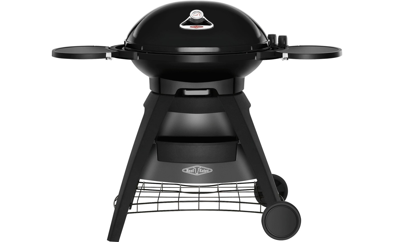 BeefEater Bigg Bugg 2 Burner LPG BBQ & Trolley (Black Enamel) BB722BA