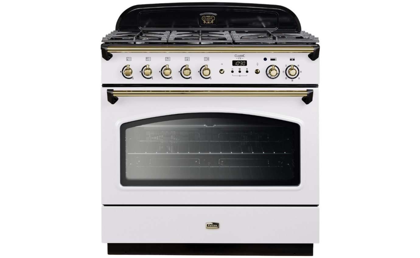 Falcon 90cm Dual Fuel Range Cooker CLA90FXDFWHBR