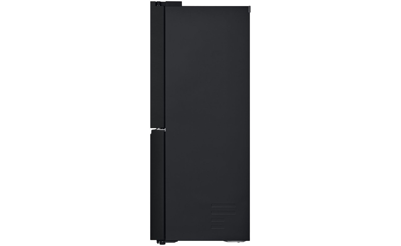 LG 530L Slim Quad Door Fridge (Matt Black) GFB505MBL