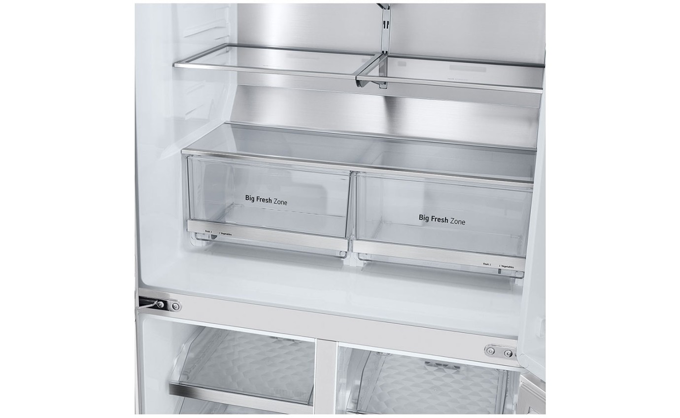 LG 637L Quad Door Fridge (Matte White) GFL700MWH
