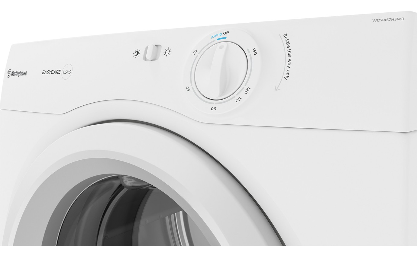 Westinghouse 4.5kg Vented Dryer WDV457H3WB