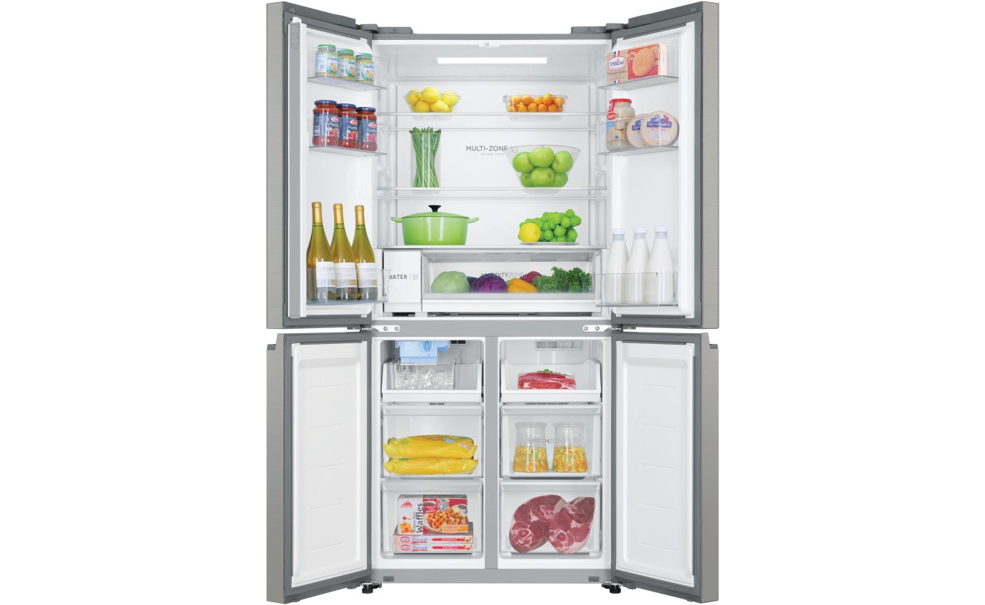 Haier 507L Quad Door Fridge (Satina) HRF580YPS
