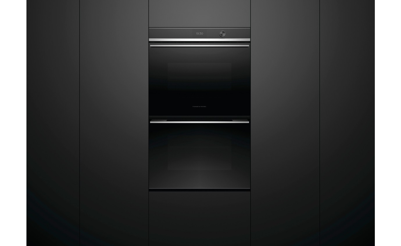 Fisher & Paykel 76cm Series 9, Contemporary Pyrolytic Double Oven OB76DDPTDX2