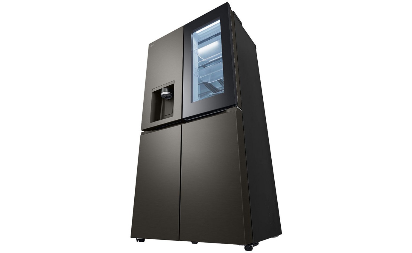 LG 642L French Door Fridge (Black Stainless Steel) GFV700BSLC