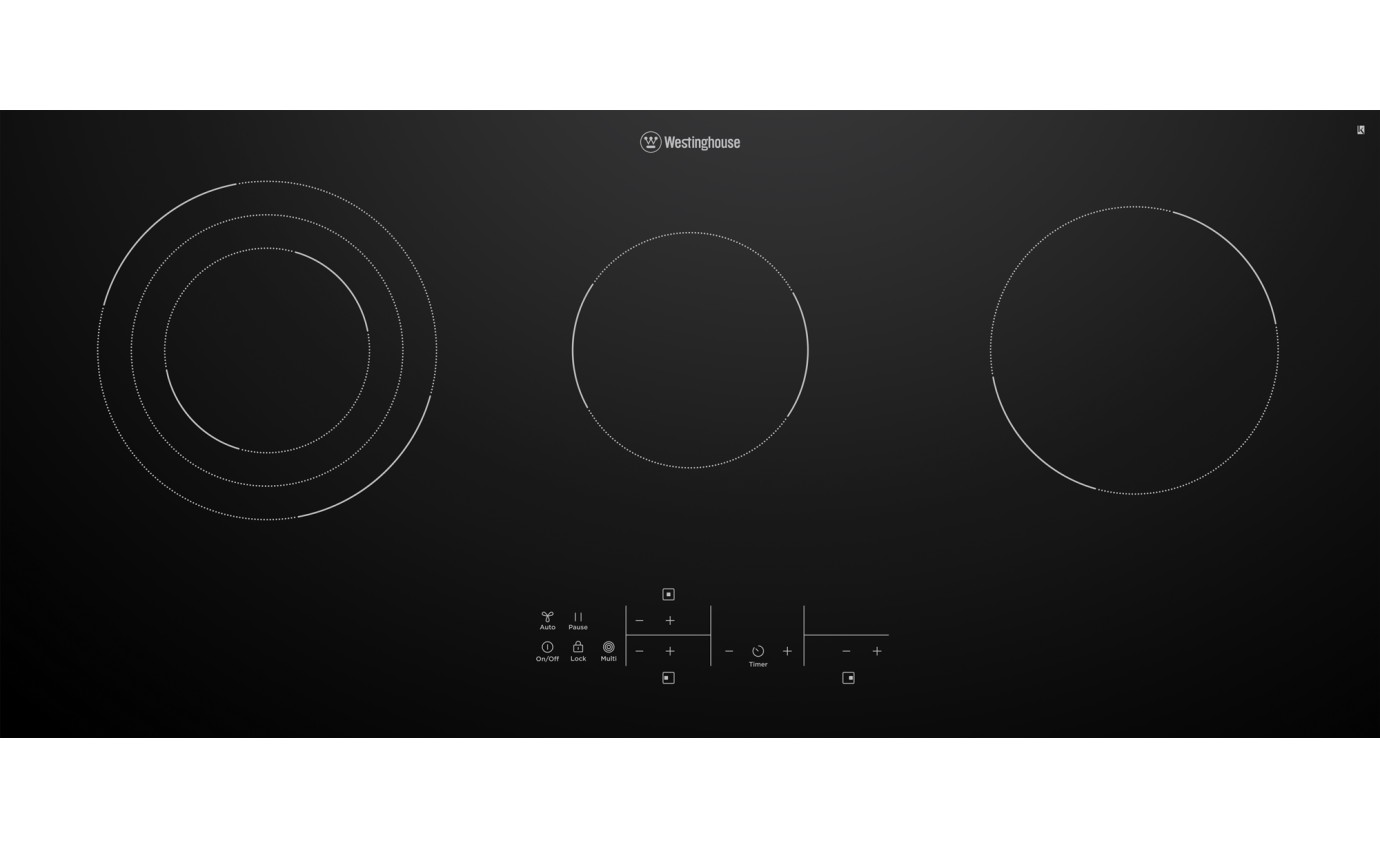 Westinghouse 90cm Ceramic Cooktop WHC933BD