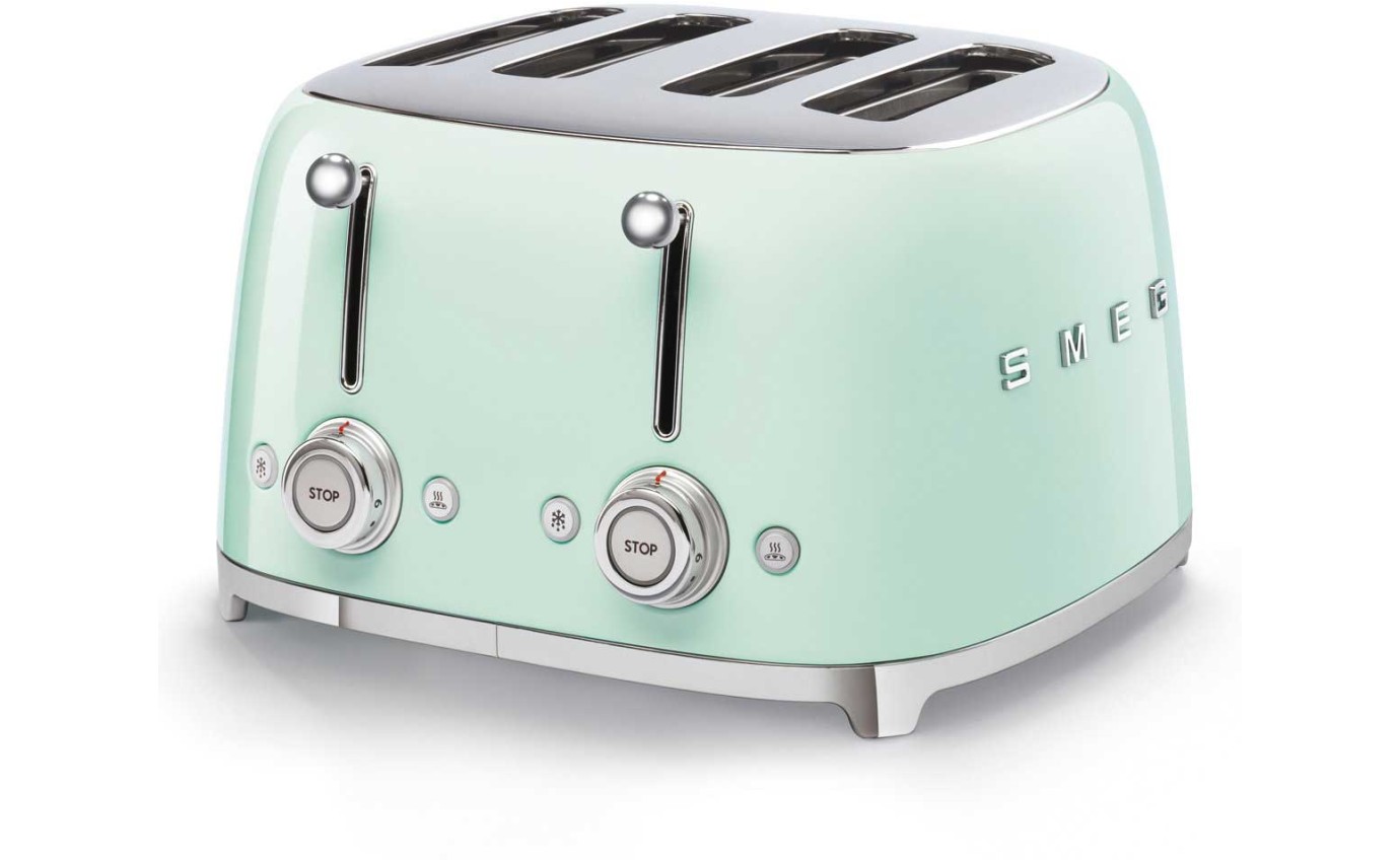 Smeg 50s Retro Style 4 Slice Toaster (Pastel Green) TSF03PGAU