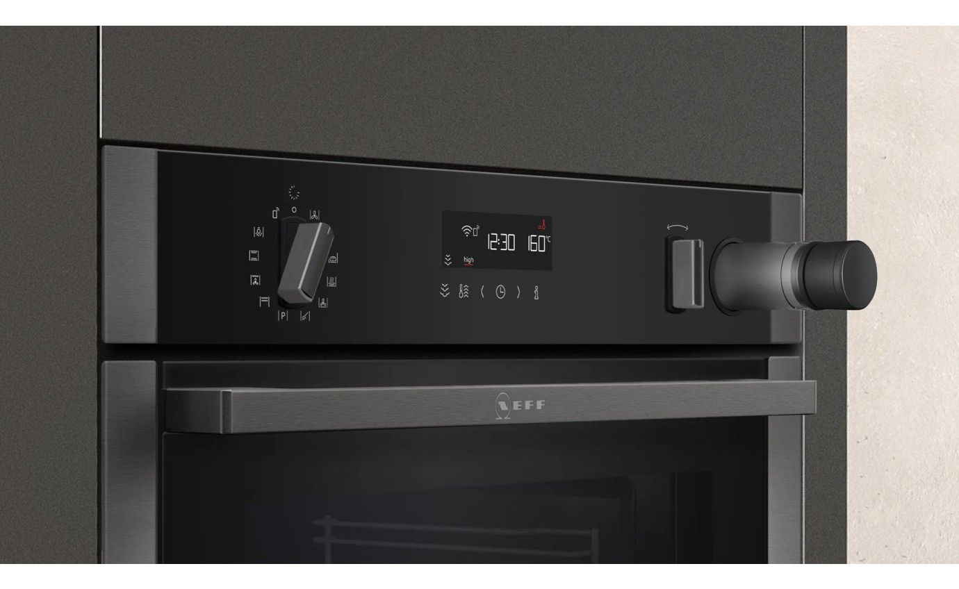 Neff N 50 60cm Built-In Oven with Added Steam Function (Graphite Grey) B5AVM7AG0A