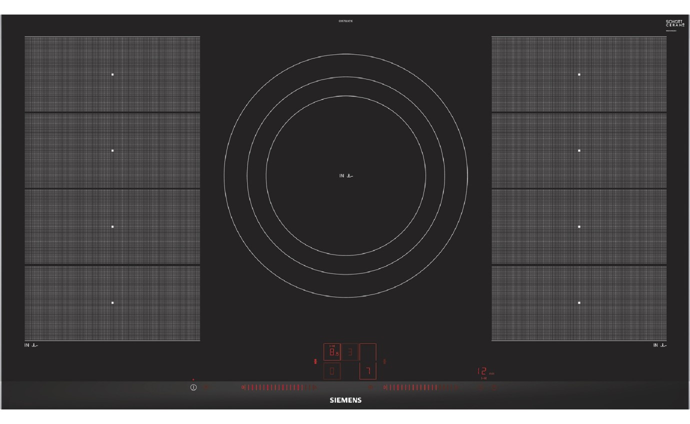 Siemens iQ700 90 cm FlexInduction cooktop EX975LVC1E