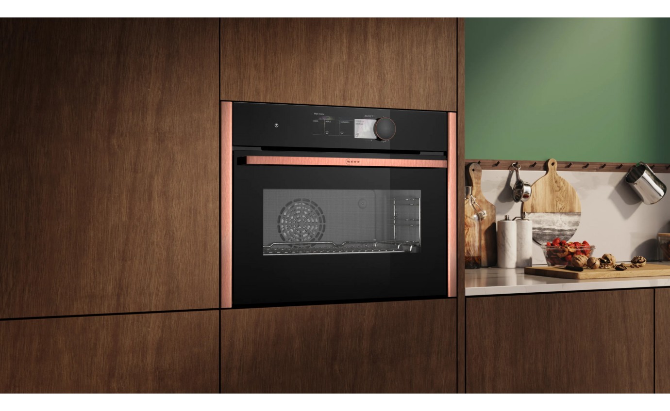 Neff 45cm N 90 Built-in Compact Oven with Steam Function (Deep Black) C29FY5CY0DB