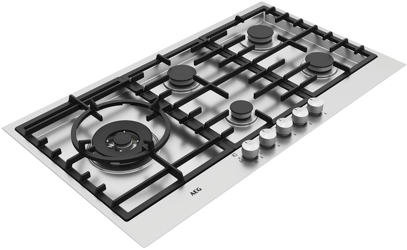 AEG 90cm Gas Cooktop HG90FXB