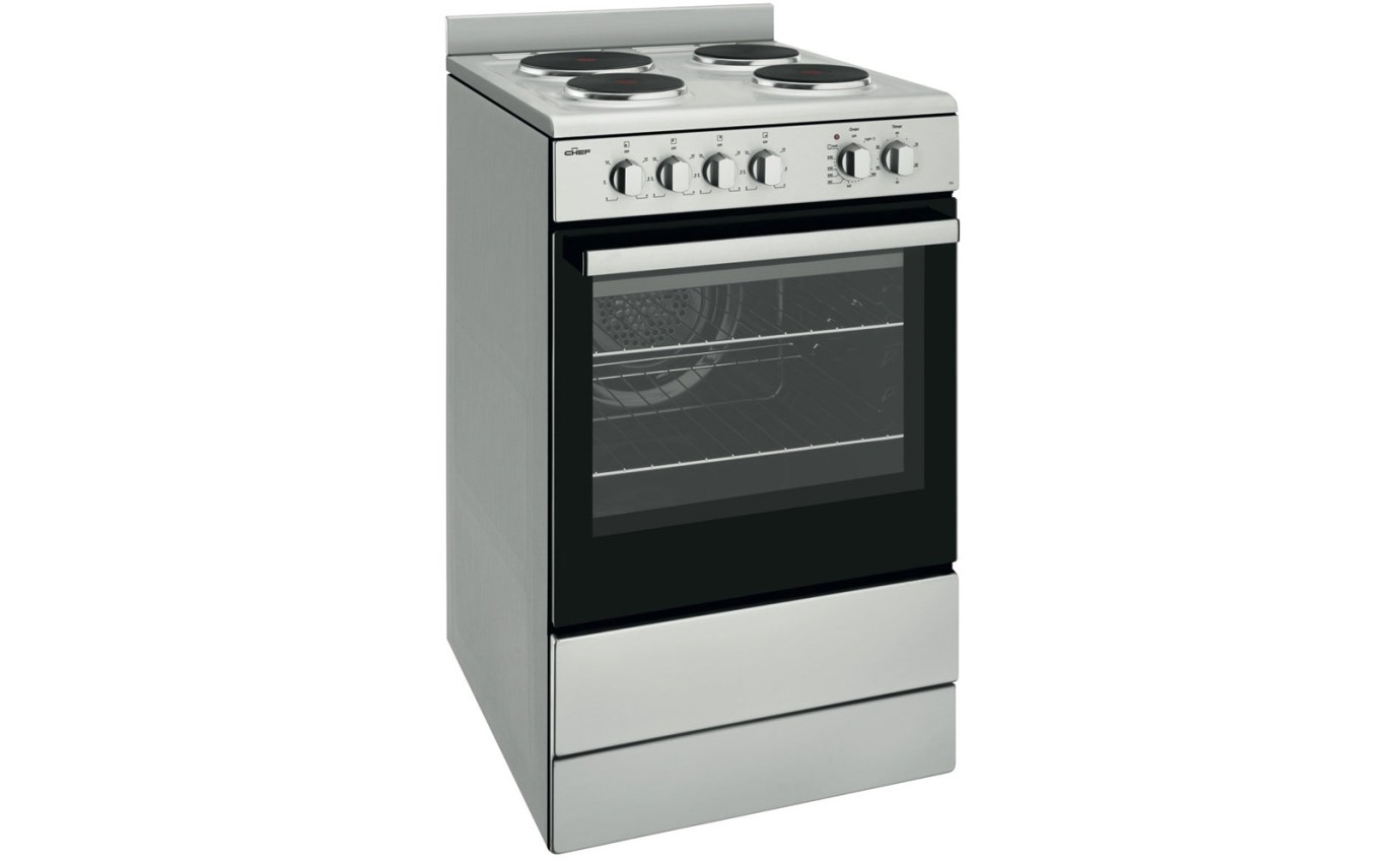 Chef 54cm Freestanding Electric Cooker CFE536SB