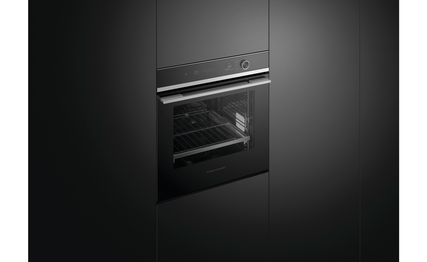 Fisher & Paykel 60cm Series 7 Contemporary Pyrolytic Oven, 16 Function OB60SD16PLX1