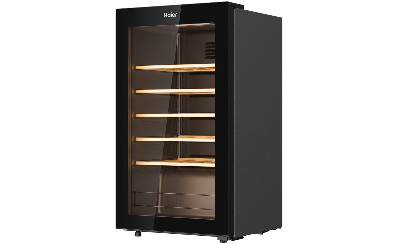 Haier 33 Bottle Wine Fridge (Black) HWC90UC