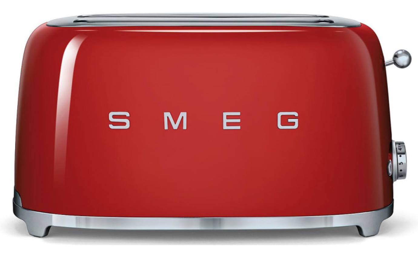 Smeg 50s Retro Style 4 Slice Toaster (Red) TSF02RDAU